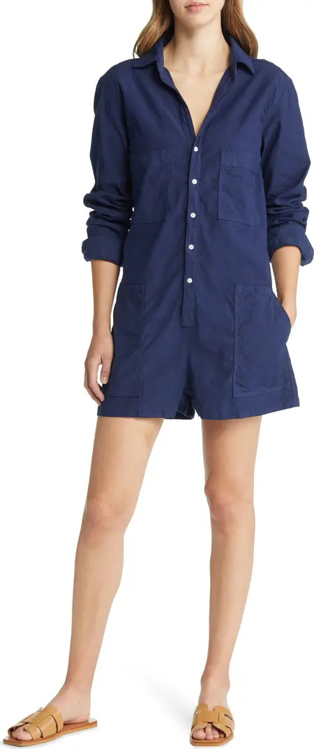 Ireland Cotton & Linen Romper | Nordstrom