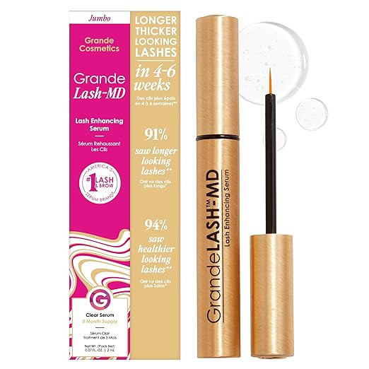 Grande Cosmetics GrandeLASH-MD Lash Enhancing Serum - Peptide & Vitamin Infused Formula for Longe... | Amazon (US)