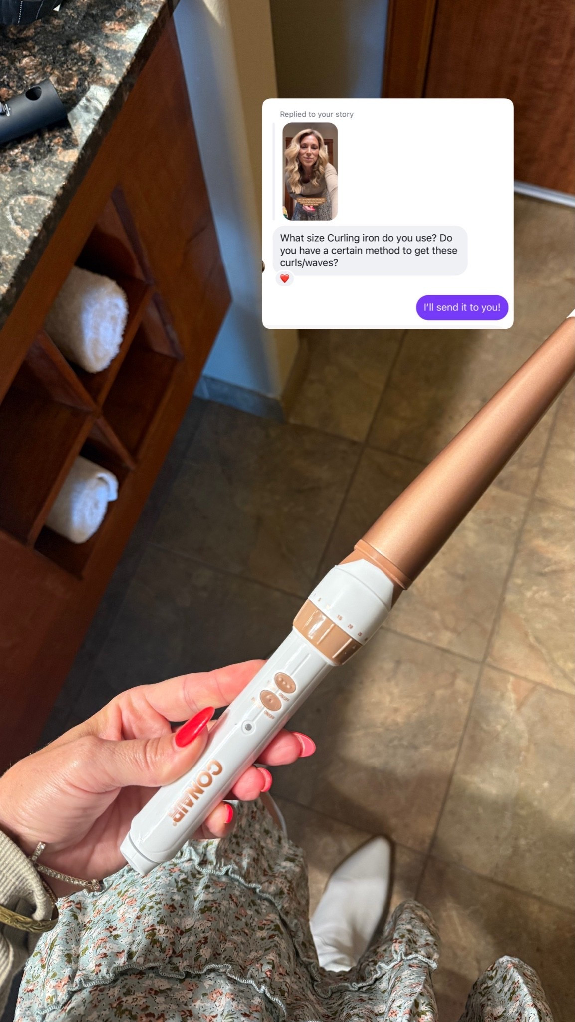 The cheapest curling wand iron I’ve been using on my hair for years and get the most compliments on

#LTKgrwm #LTKselfcare #LTKOver40