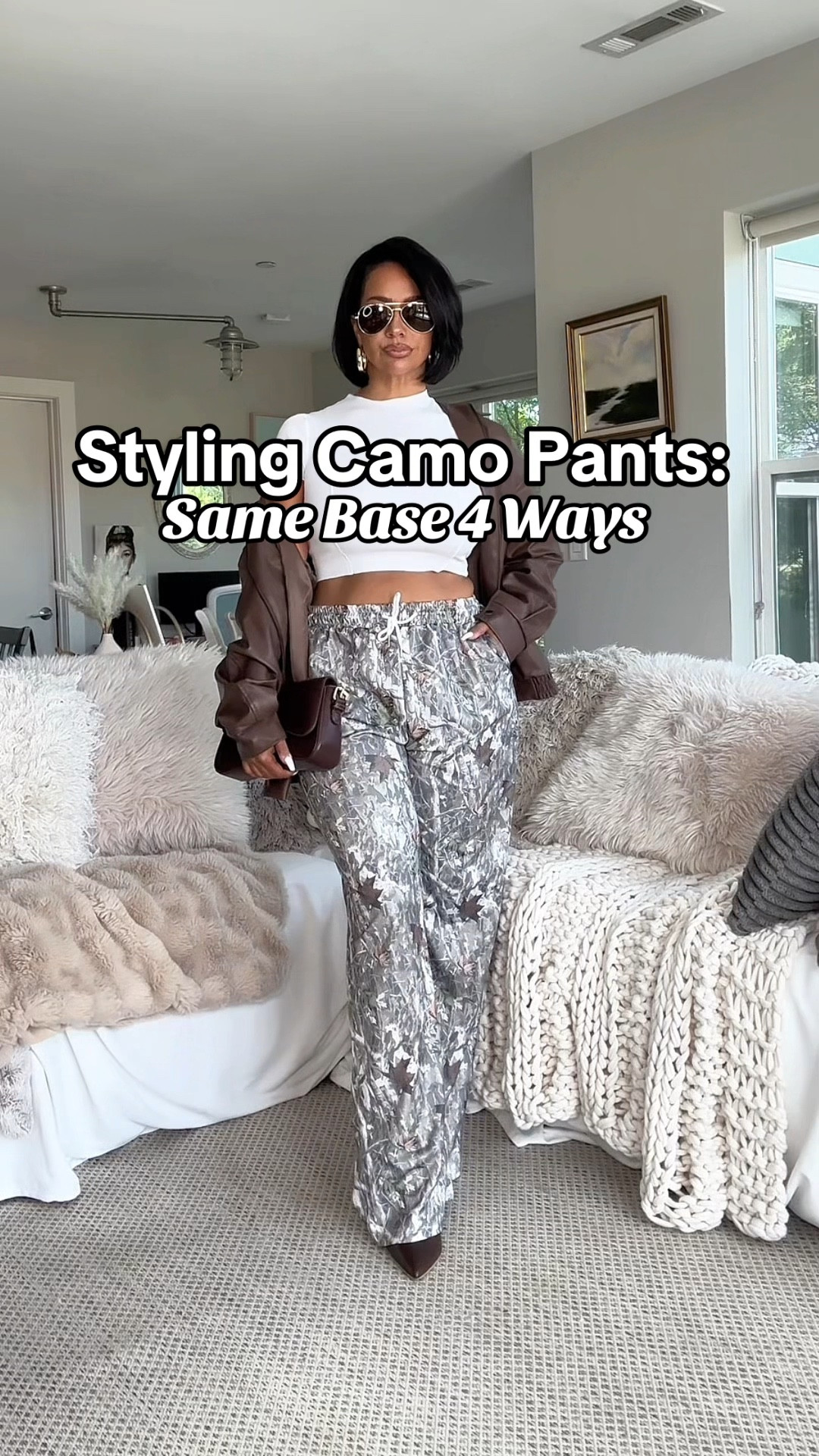 How to style camo pants 🫶🏽

over 40, millennial, petite, petite curvy, curvy, size 8, midsize, fall outfit 

#LTKMidsize #LTKStyleTip #LTKFindsUnder50