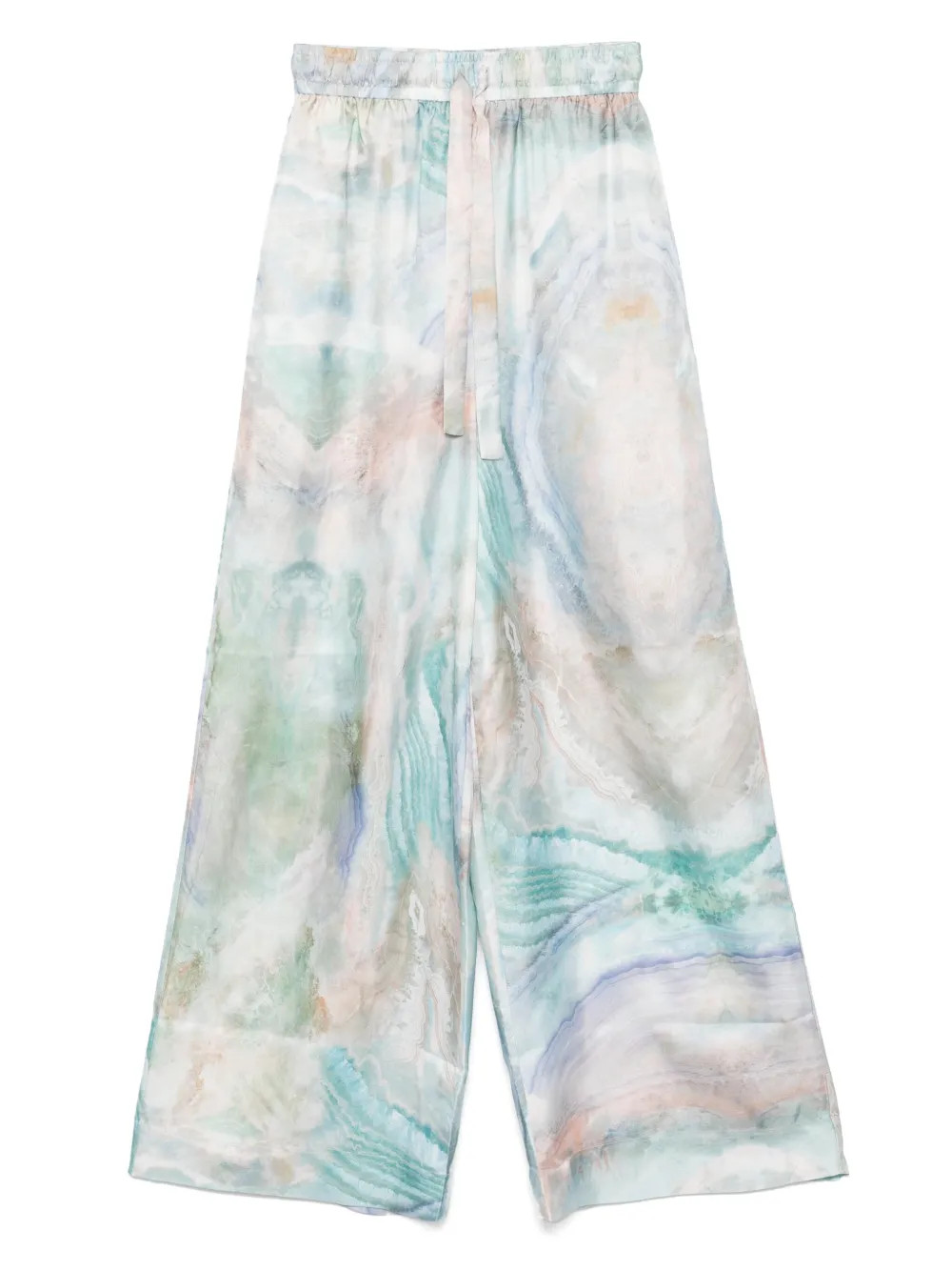 ZIMMERMANN The Illuminate wide-leg Trousers  | Blue | FARFETCH | Farfetch Global