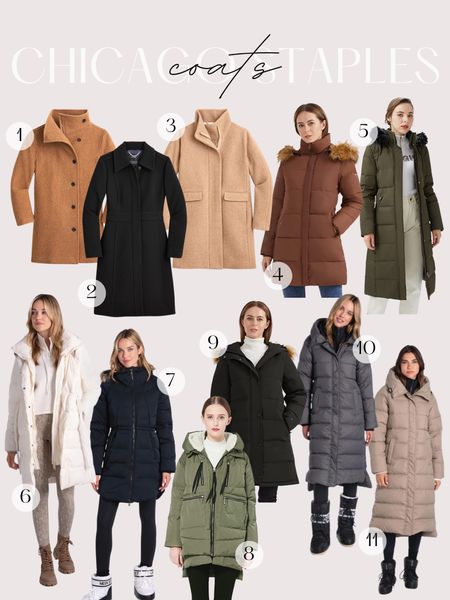 Chicago Staples Coats - Winter Coats - Winter Coats for Chicago - Chicago Style - Coats for Winter - Staple Coats for Winter 

#LTKSeasonal #LTKstyletip #LTKHoliday