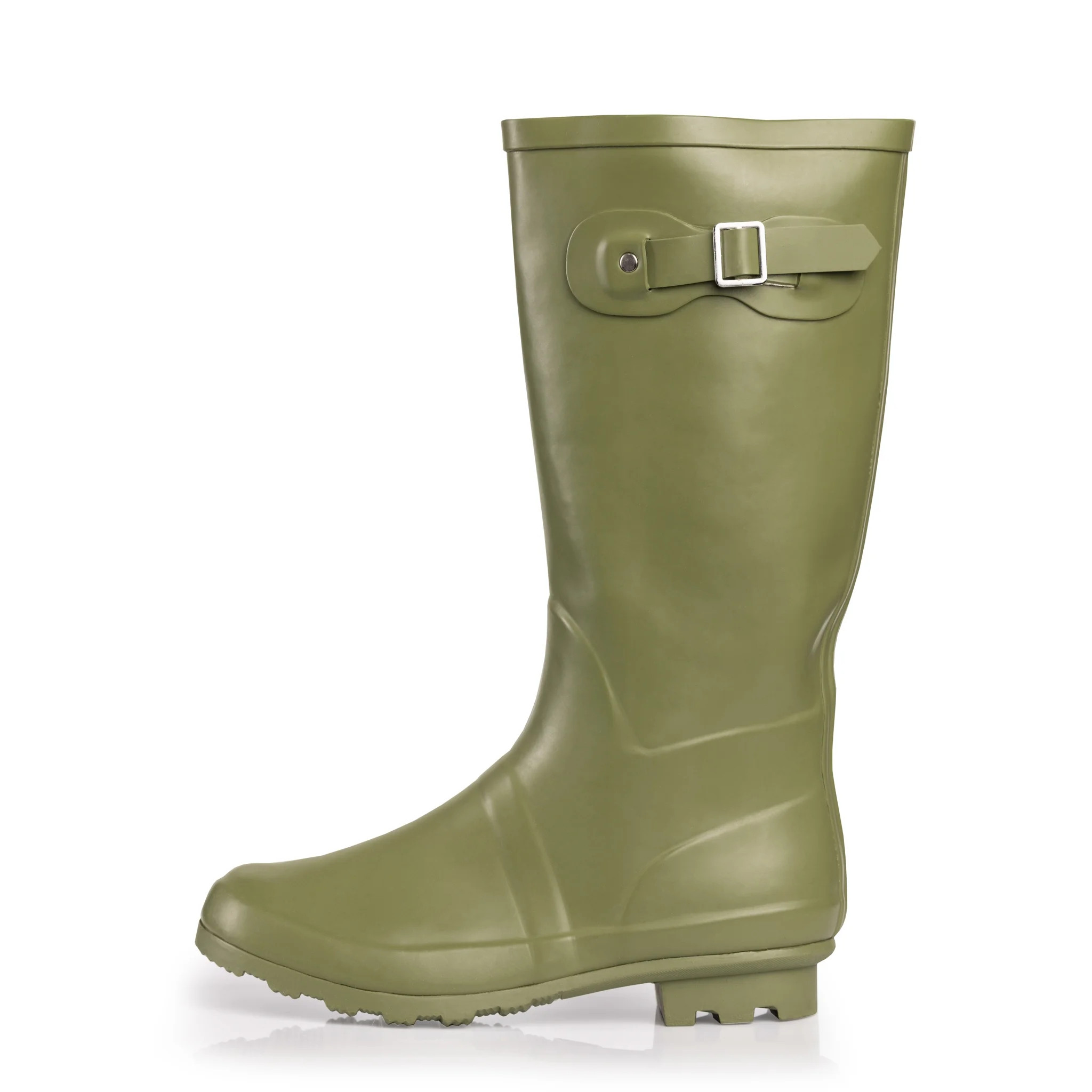 Norty Women's Hurricane Wellie - Glossy Matte Waterproof Hi-Calf Rainboots with Long Shaft for Ma... | Walmart (US)