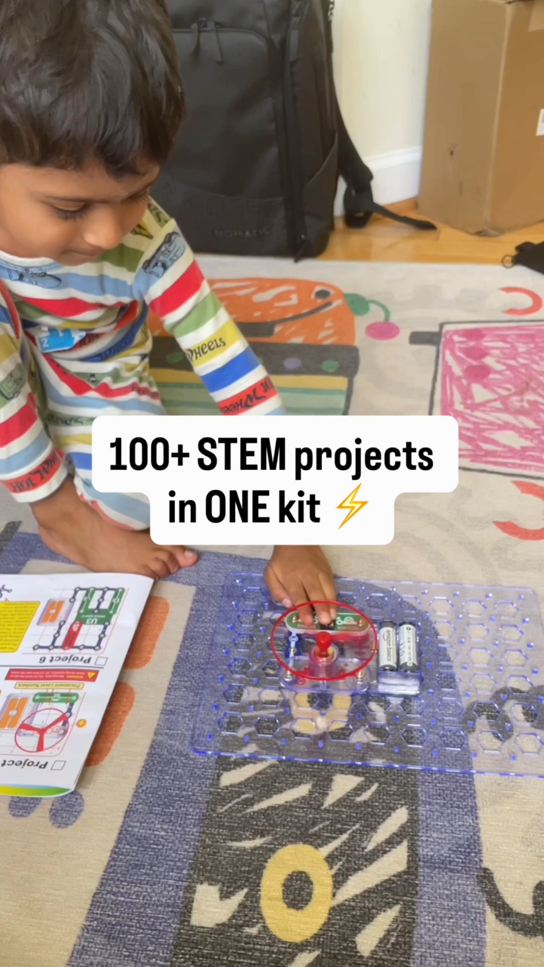 Stem circuit kit for 4/ 5 year old, stem toys for prekindergarten and kindergarten

#LTKKids