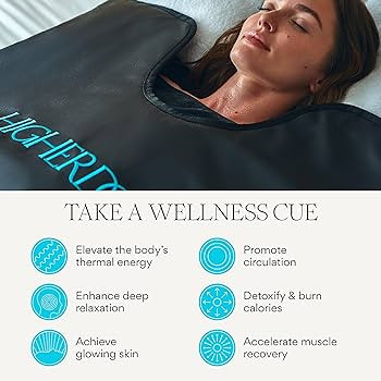 HigherDOSE Infrared Sauna Blanket - Personal Sauna to Relax & Detox Your Body and Mind - Portable... | Amazon (US)