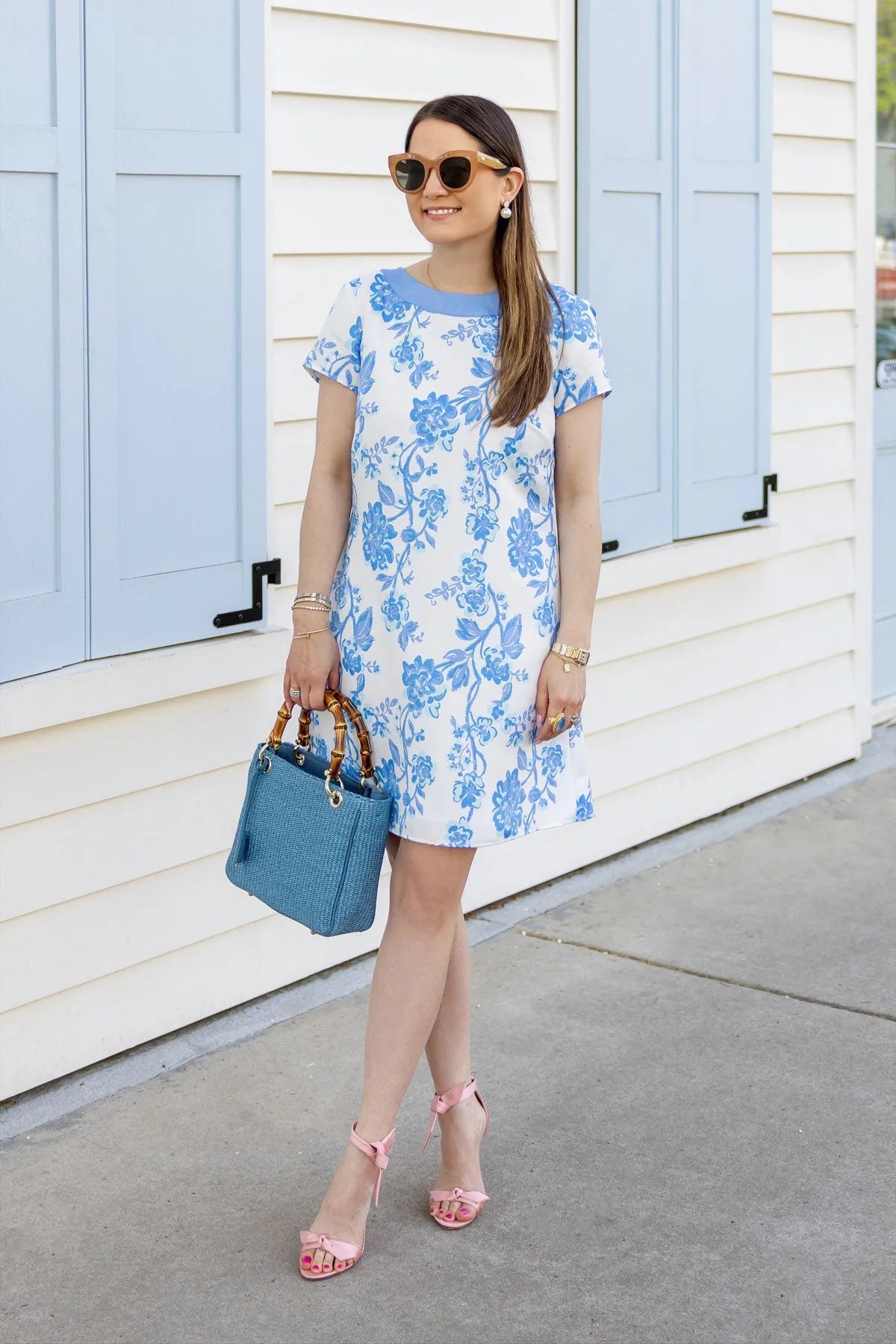 Printed Allie Bow Back Dress | Sail to Sable