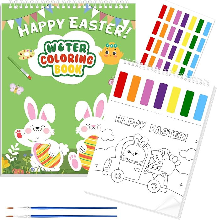 Paint with Water Coloring Books for Toddlers - Easter Basket Stuffers Gifts - Easter Watercolor P... | Amazon (US)