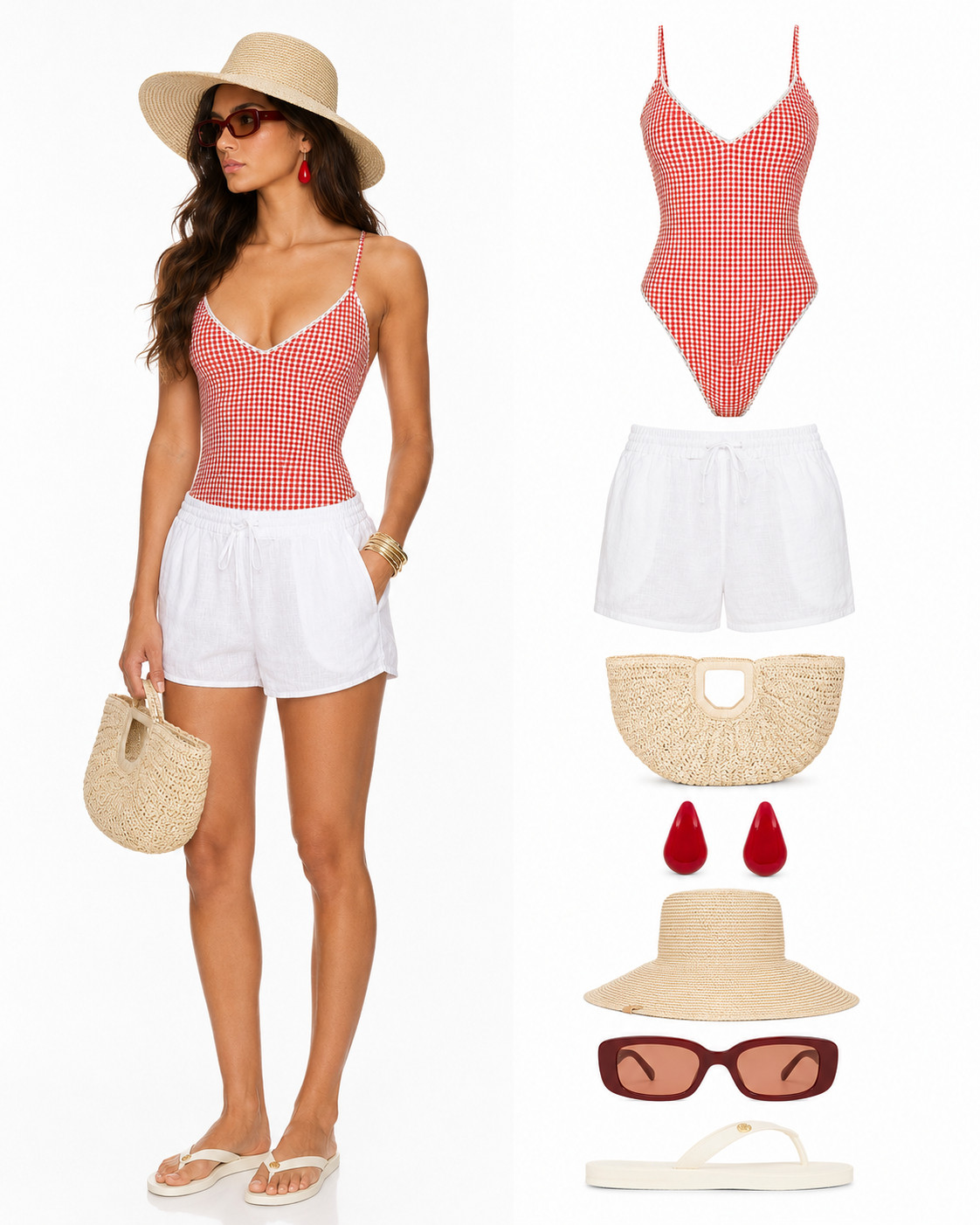 "What to wear at the beach" look 1
#vacation outfits beach
#summer outfits over 40s 

 #LTKootd