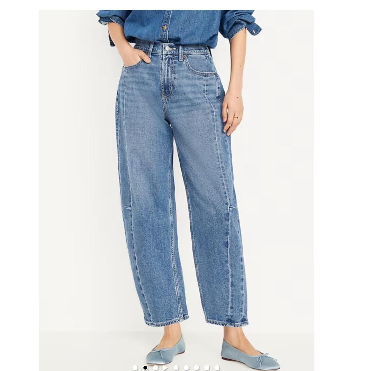 Old Navy Women's High waisted Jeans - Blue - 12 | Depop US