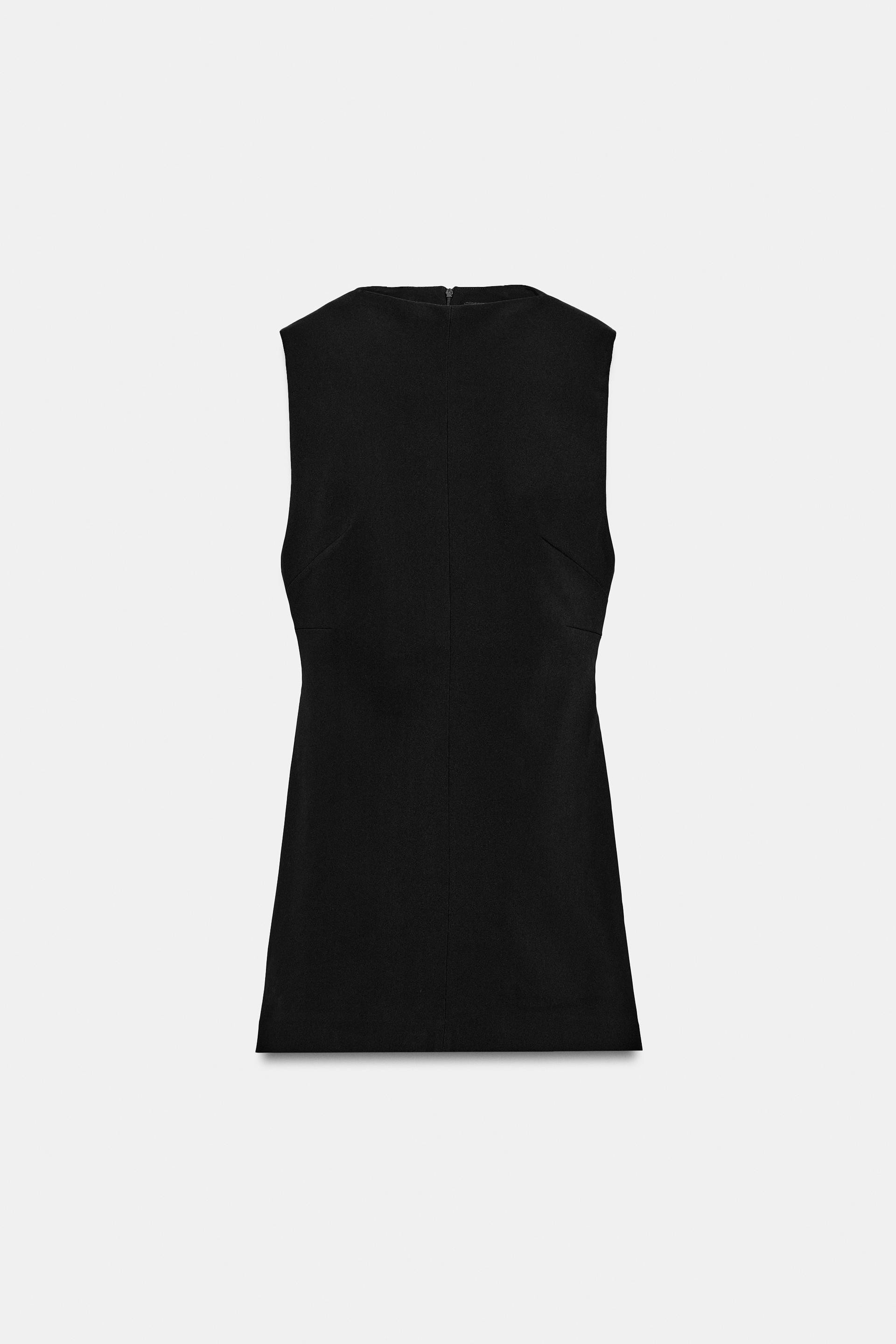 ROBE COURTE À COL MONTANT | Zara FR