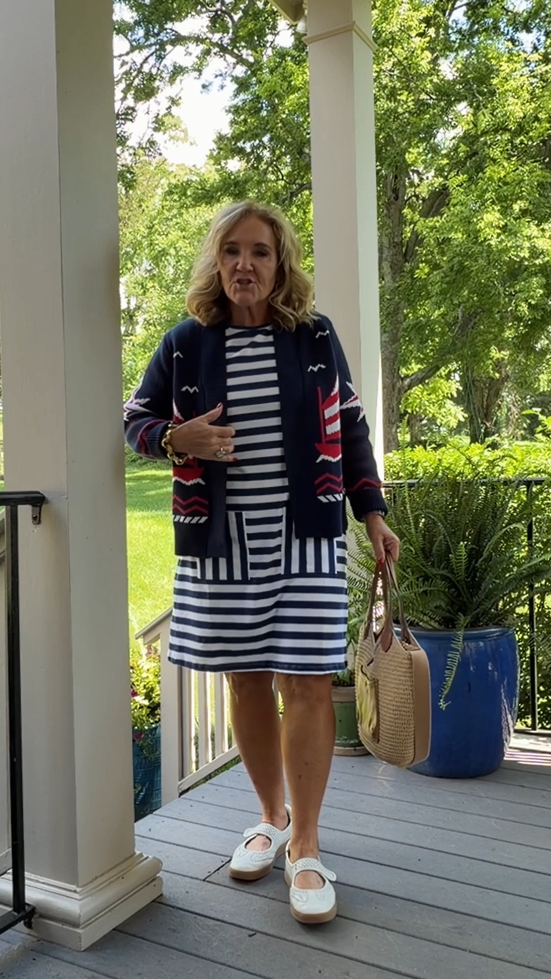 30% off with code CELEBRATE 
wearing a medium in the high quality preppy styles 
I think you’ll love them. This sweater is darling!!! 
4th of July July 4th preppy outfit sailboat sweater striped dress slow fashion

#LTKOver40 #LTKSeasonal #LTKootd