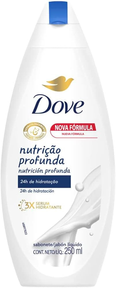 Sabonete Líquido Nutrição Profunda Dove Frasco 250ml, Dove | Amazon (BR)