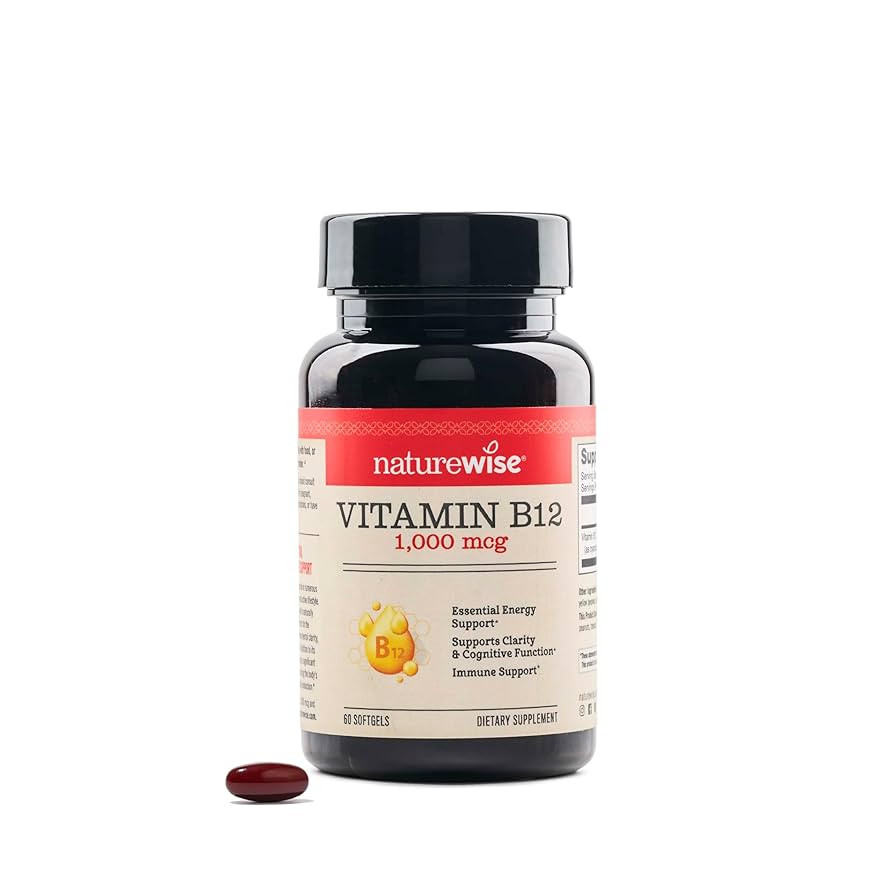 NatureWise Vitamin B12 1000 mcg - Dietary Supplement for Supporting Energy Metabolism, Mental Cla... | Amazon (US)