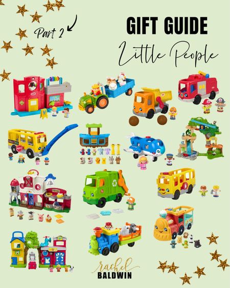 It’s officially the holiday season!! 🎄🥰 And that means it’s time for GIFT GUIDES🎁

Here’s a roundup of Little People play sets (part 2 of 3!). This group features themes that toddlers love, including trains, fire trucks, school buses, zoo animals, and more! 🚂🚌🦧

#LTKHoliday #LTKkids #LTKGiftGuide