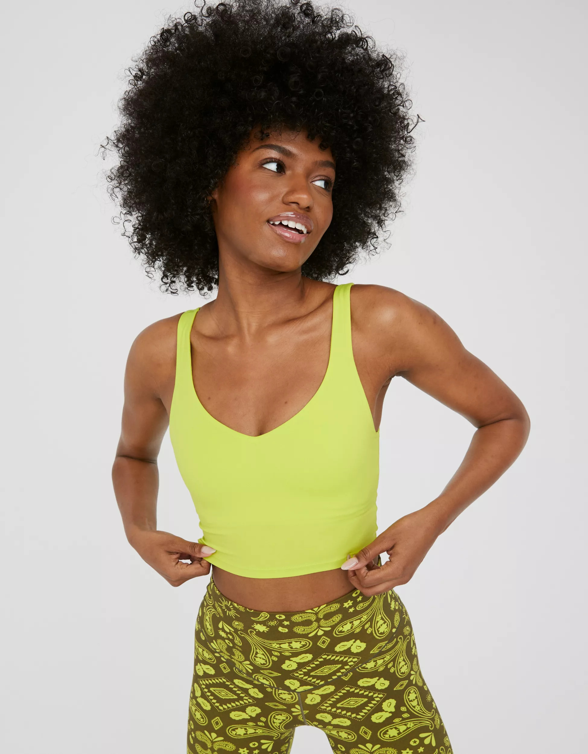 OFFLINE By Aerie Real Me Low Key Longline Sports Bra | Aerie
