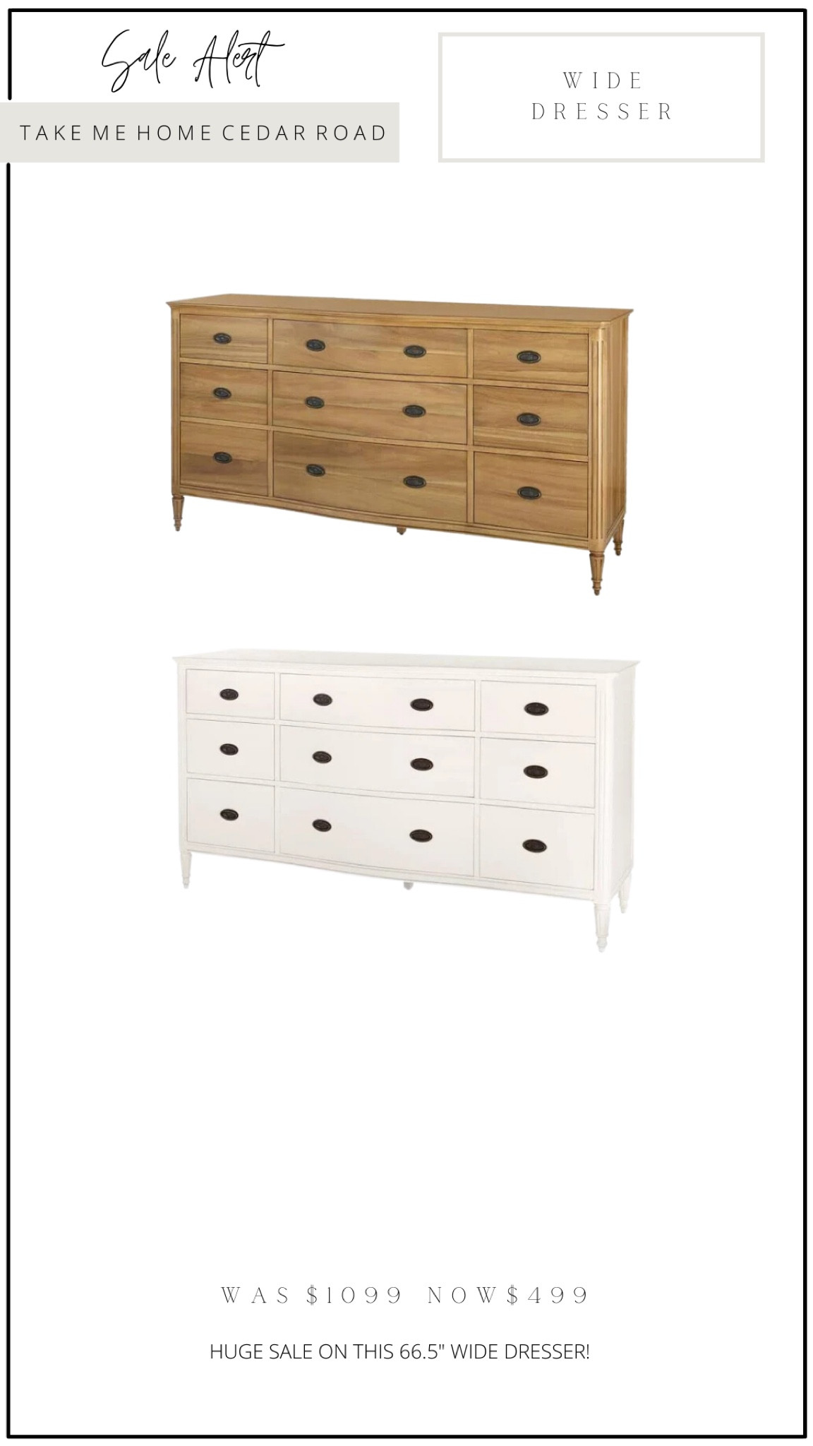 Ashdale 9 Drawer Patina Wood curated on LTK