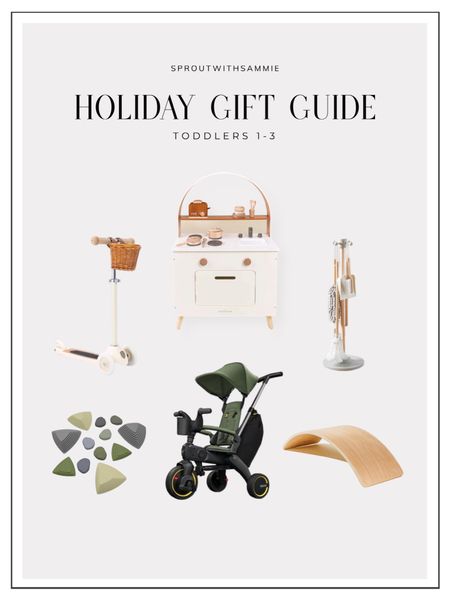 Christmas Gift Guide for Toddler Ages 1 - 3 | Toys for kids | Big Gifts for Children | Scooter Trike Balance Board Stepping Stones Cleaning Set Play Kitchen Set

#LTKHoliday #LTKkids #LTKGiftGuide