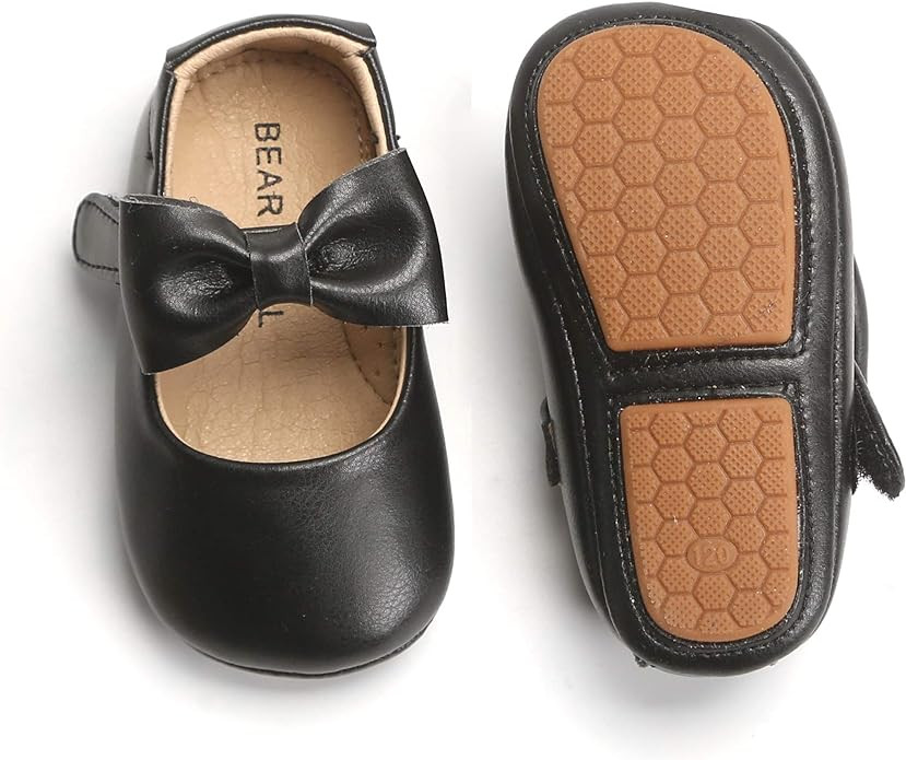 Felix & Flora Soft Sole Baby Shoes - Infant Baby Walking Shoes Moccasinss Rubber Sole Crib Shoes | Amazon (US)