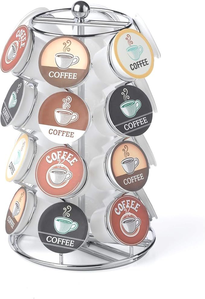 Nifty Solutions 35 Coffee Pod Carousel, 1 Count (Pack of 1), Chrome | Amazon (US)