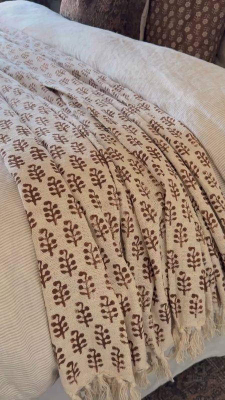 Vintage blanket queen size, hand block print throw , bedding 

#LTKVideo #LTKStyleTip #LTKHome