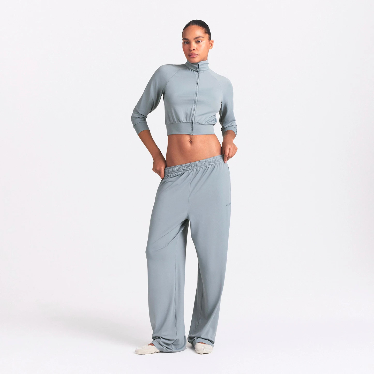 NikeSKIMS AIRY WIDE LEG PANT | WASHED PACIFIC | SKIMS | SKIMS (US)