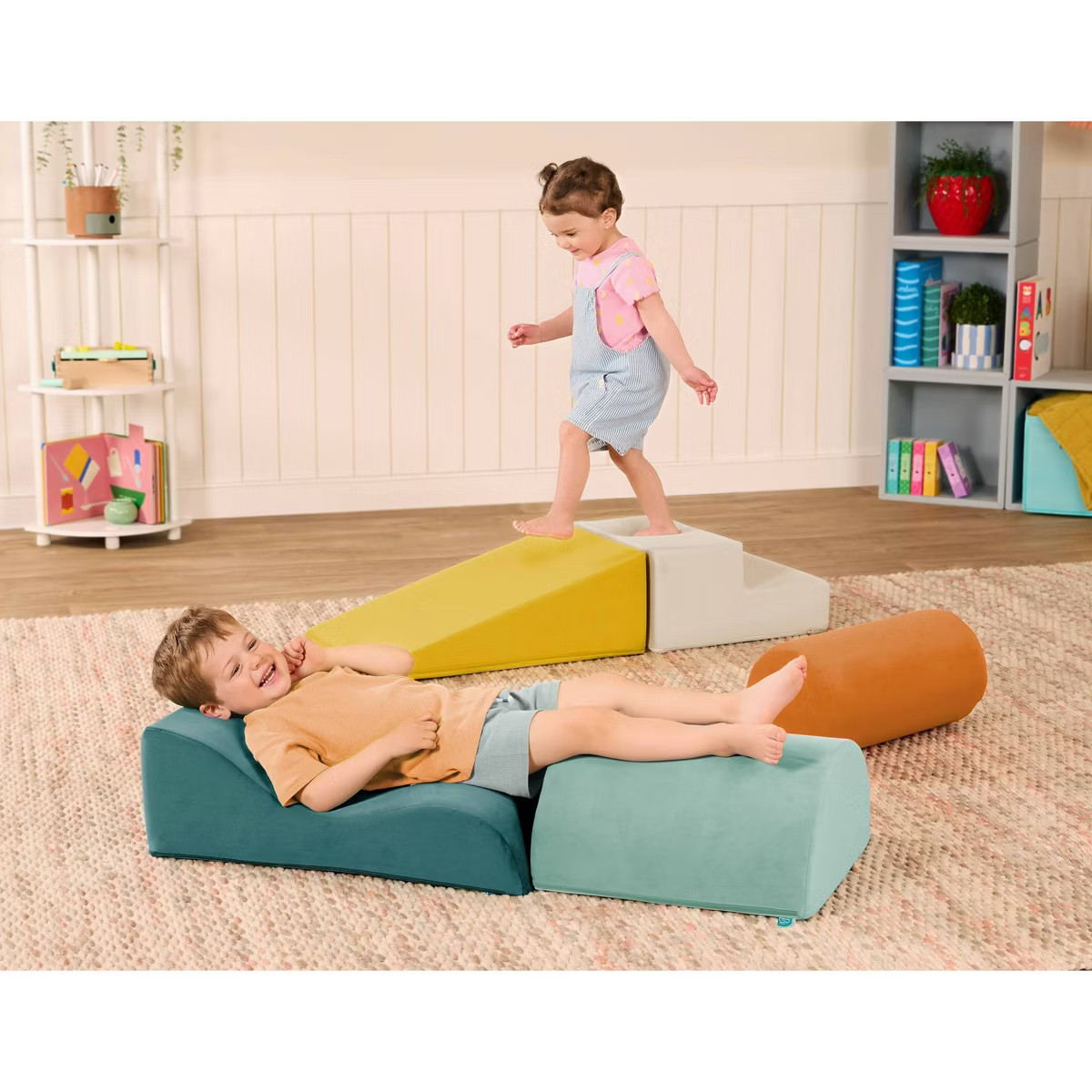 B. toys Foam Building Shapes for Indoor Play Soft Play Equipment - 5pc | Target