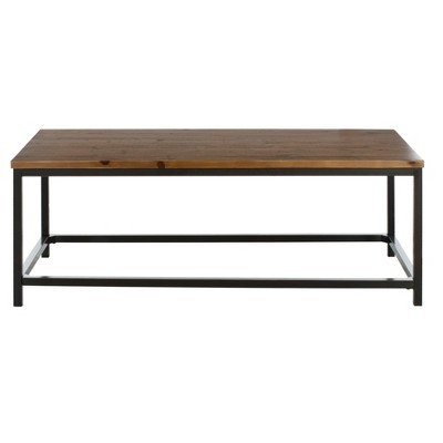 Alec Coffee Table White/Brown - Safavieh® | Target