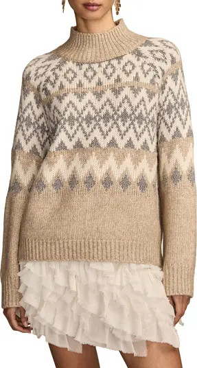 Fair Isle Mock Neck Sweater | Nordstrom