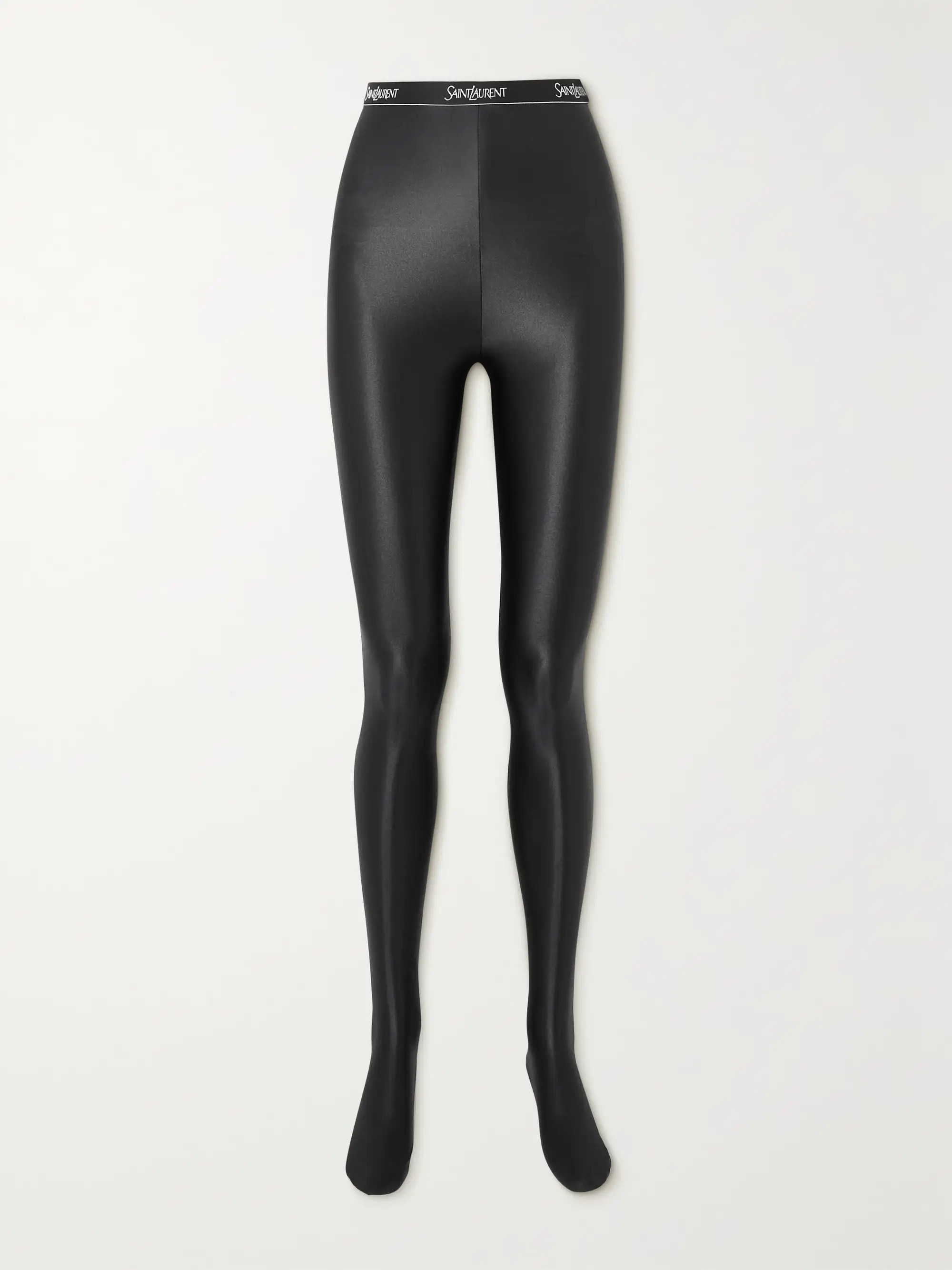 Glossed stretch leggings | NET-A-PORTER (US)
