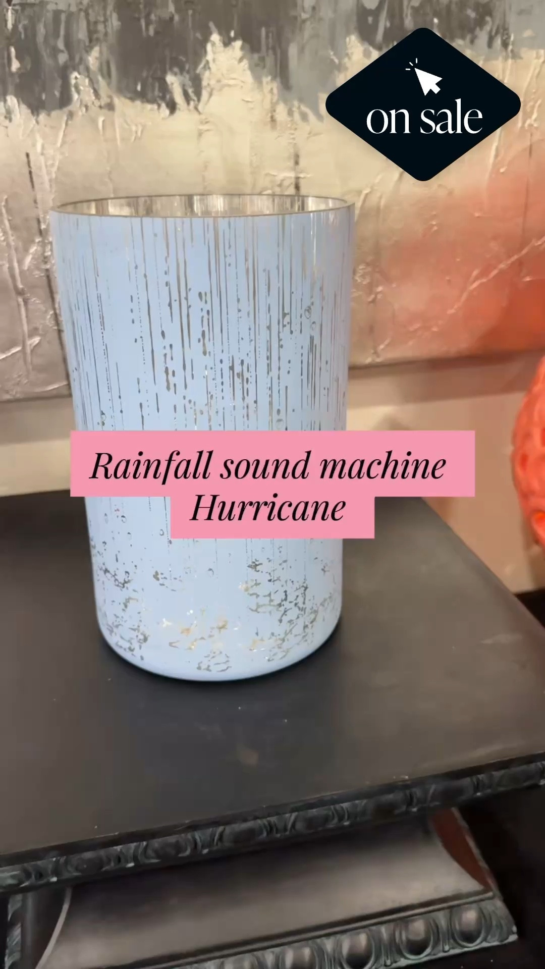 Rain sound lamp decor 🌧️ 

Relaxing light and sound for a calm and cozy home atmosphere. @QVC 

#LTKSaleAlert #LTKSeasonal #LTKHome