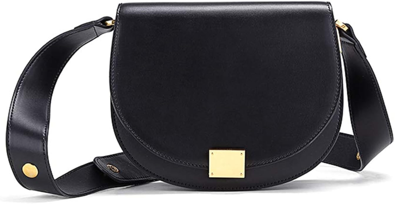 YXBQueen Designer Inspired Women Handbag Vegan Leather Crossbody Shoulder Purse Saddle Bag | Amazon (US)
