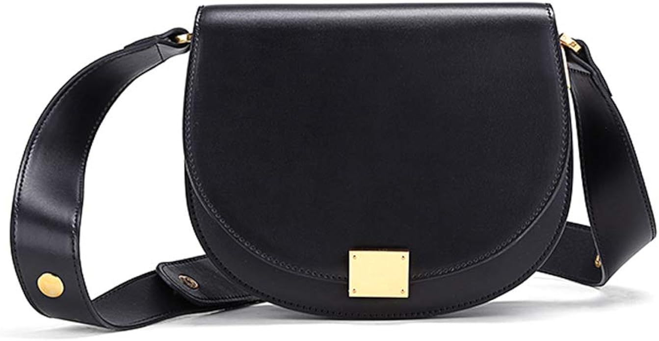 YXBQueen Designer Inspired Women Handbag Vegan Leather Crossbody Shoulder Purse Saddle Bag | Amazon (US)