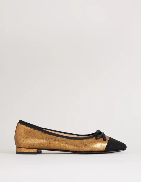 Toe Cap Ballet Flat | Boden UK