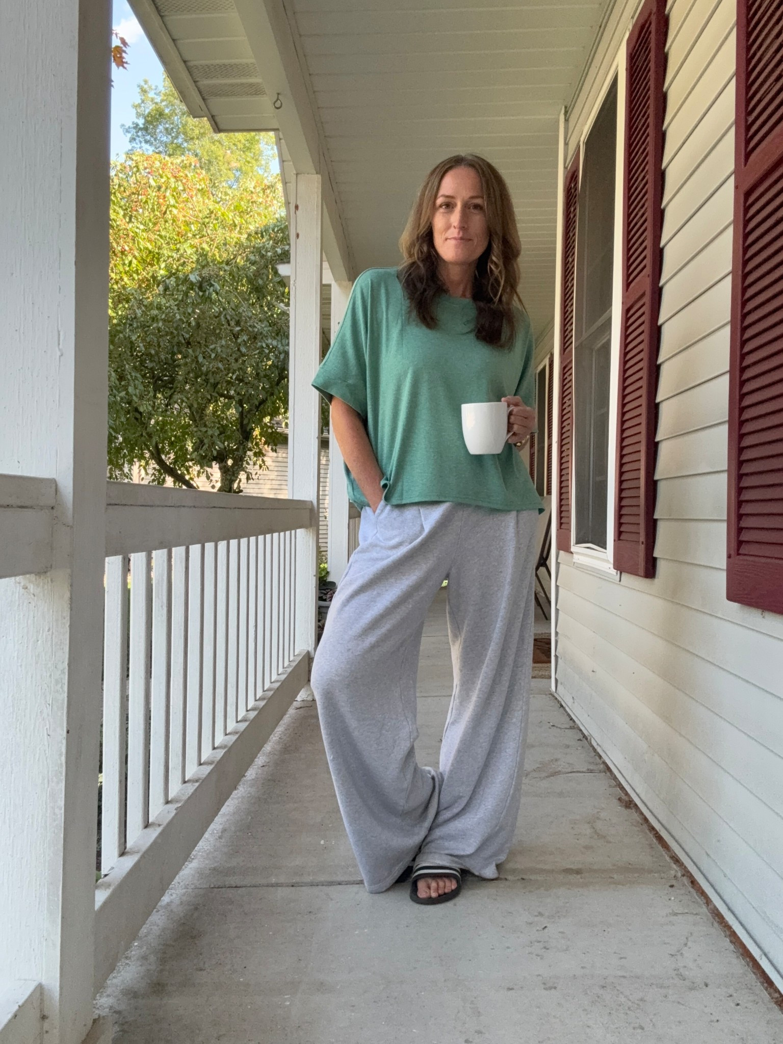 9/2/25 ✨ Tee is a medium. Sweatpants are a  medium long.

Everyday outfits. Easy outfits. Easy outfit ideas. Neutral basics. Summer outfits. Summer outfit idea. Casual outfits. Basic mom outfit. Casual outfit idea. Casual outfit. Everyday outfit. Mom outfit. Street style. Casual mom outfit. Amazon fashion. Fall outfits. Fall outfit idea.

#LTKOver40 #LTKSeasonal #LTKFindsUnder100