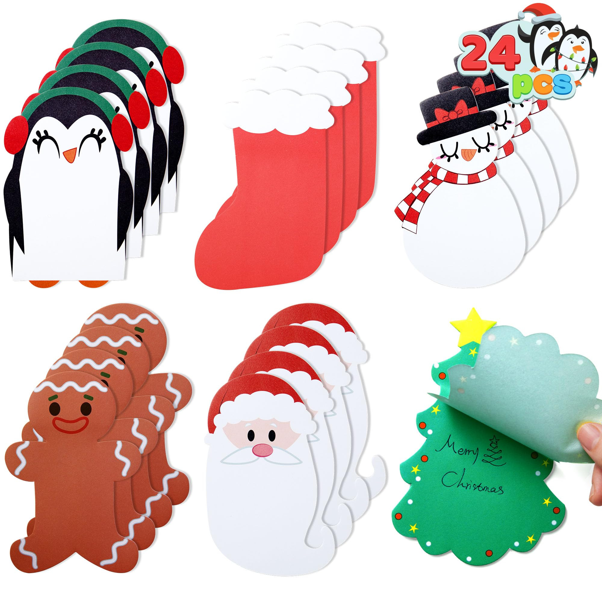 JOYIN 24 Packs Christmas Characters Notepads, Notepads for Memo, To-do-It List, Daily Planner Sta... | Amazon (US)