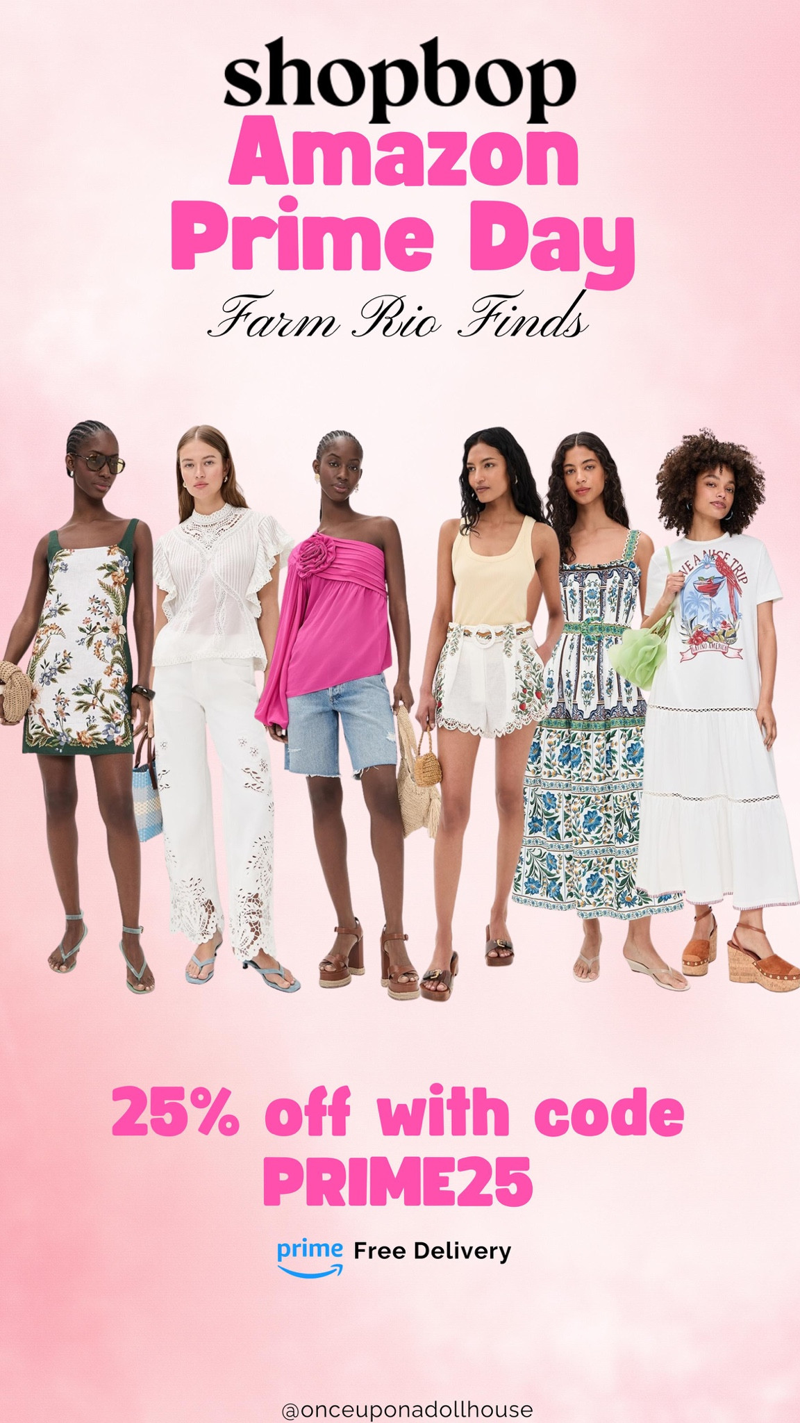 Shopbop Amazon Prime Day - Farm Rio Finds! 25% off with code PRIME25

#LTKsummer #LTKsale #LTKstyletip