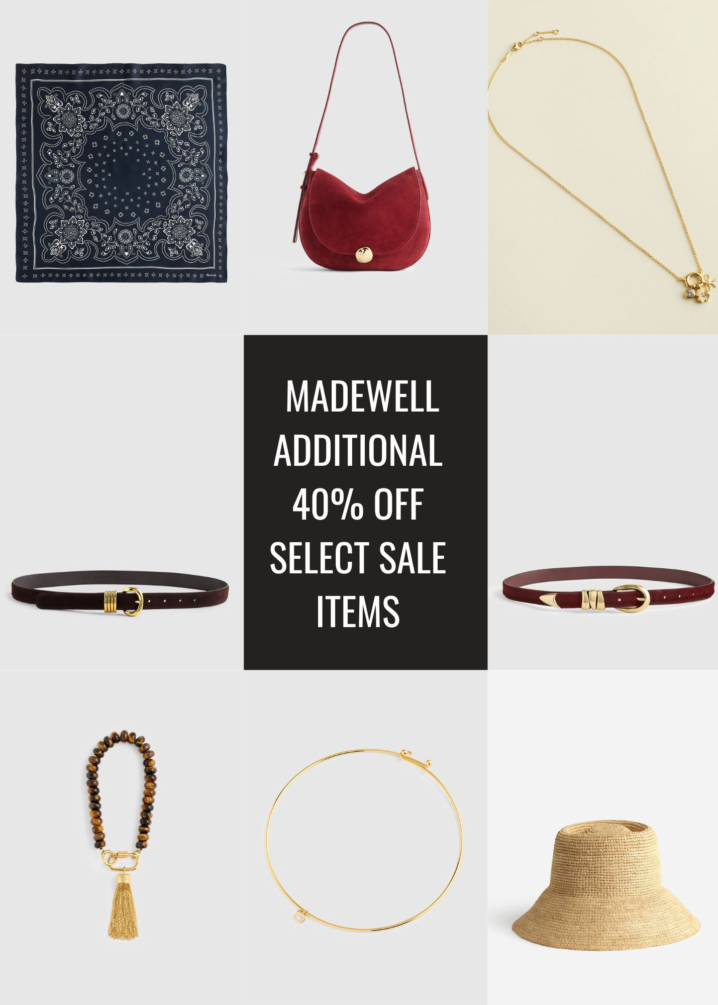 Use code EXTRAEXTRA for an additional 40% off select already marked down @madewell accessories! The belt, hat and banana I wear on repeat are included! 

 #LTKSaleAlert