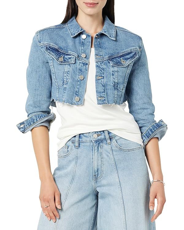 The Drop Women's Nami Ultra Cropped Denim Jacket | Amazon (US)