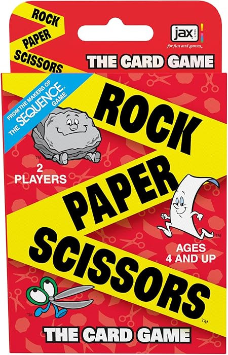 JAX Rock Paper Scissors Card Game Bilingual - It's the Fast, Fun Card Version of the Classic Game... | Amazon (US)