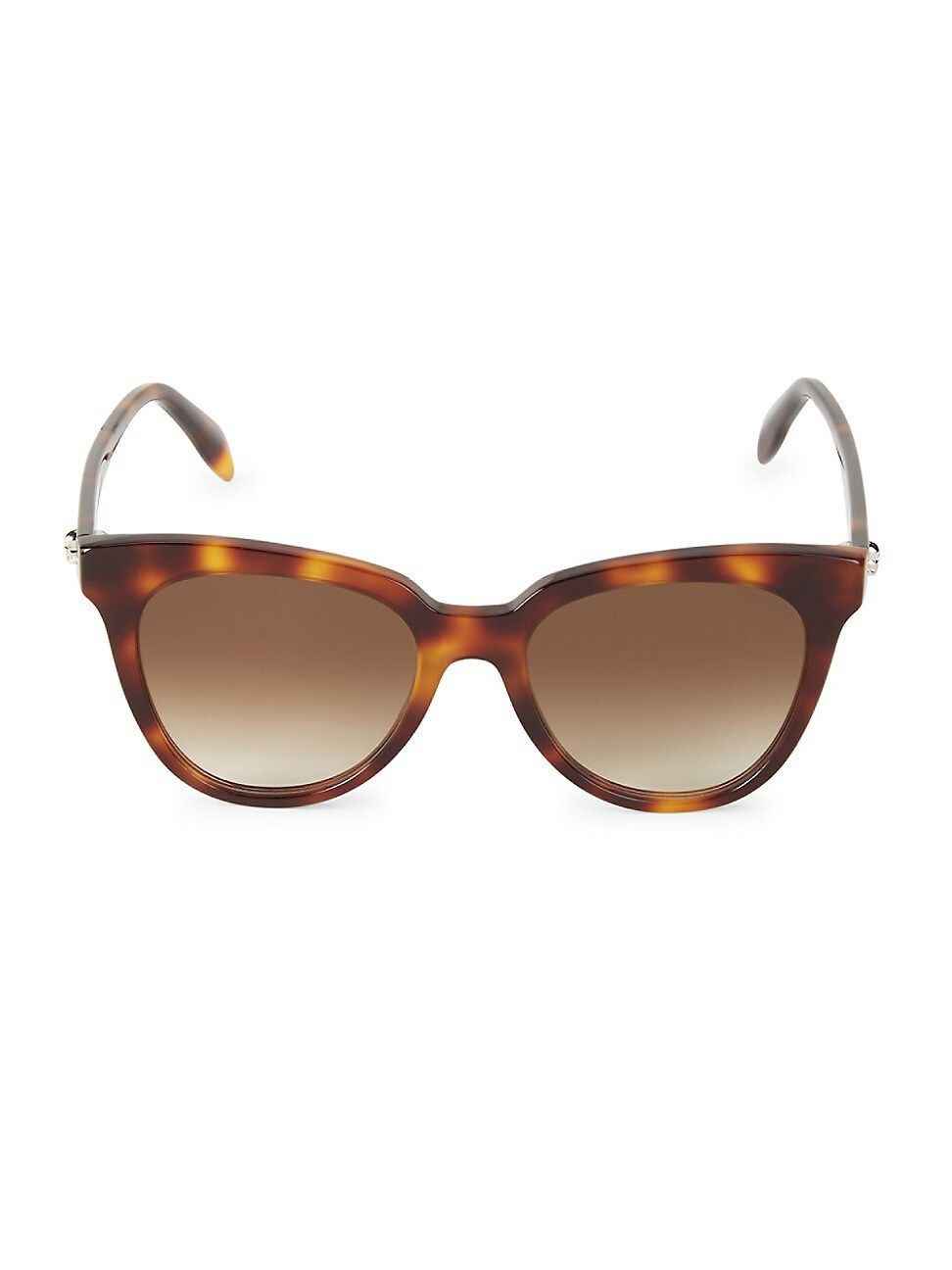 Alexander McQueen 53MM Tortoiseshell Sunglasses | Saks Fifth Avenue