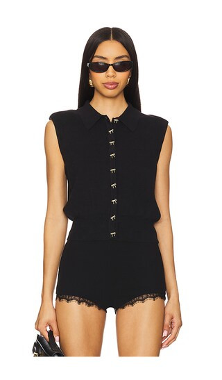 Kori Sweater Top in Black | Revolve Clothing (Global)