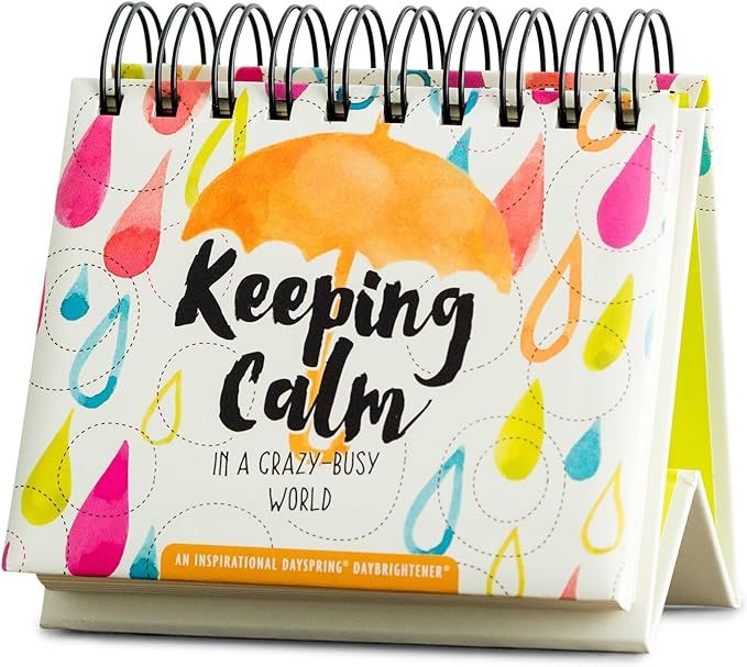 DaySpring Flip Calendar - Keeping Calm in a Crazy-Busy World - 49906,Multi - Color | Amazon (US)