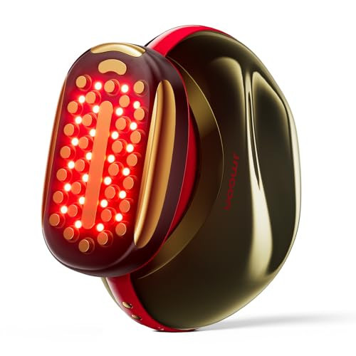 JMOON Microcurrent Facial Device, M30U Red Light Therapy for Face, Safe Anti Aging Skin Care, 4 Modes, 5 Energy Levels for Full Face Lift and Ideal for Smile Lines, Eyes, and Forehead (Red) | Amazon (US)