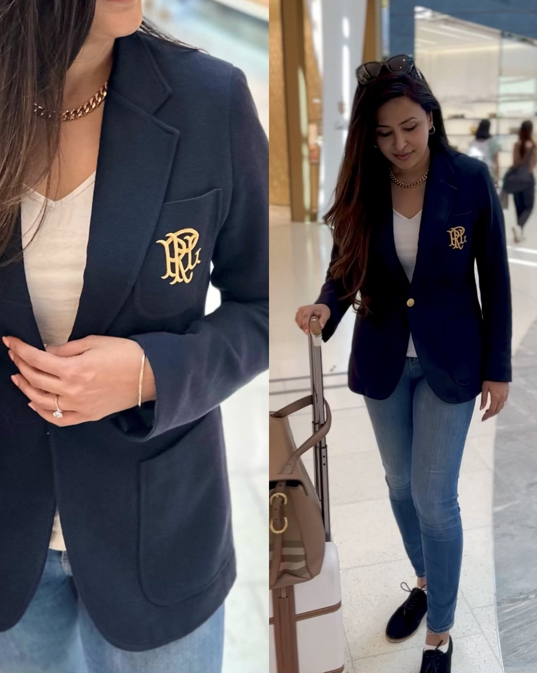 You will never regret investing in a Sports Blazer. My pick: The Polo Ralph Lauren's Double-Knit Jacquard Blazer in navy blue. 

A classic staple for every wardrobe. The soft, yet structural navy jacket features a clean single-breasted front, antique buttons and golden embroidery on the pocket for a touch of the designer's signature heritage aesthetic. Perfect for a spring brunch or semi-casual, yet sophisticated travel style. 

Other recommendations below x

#LTKtravel #LTKstyletip #LTKaustralia