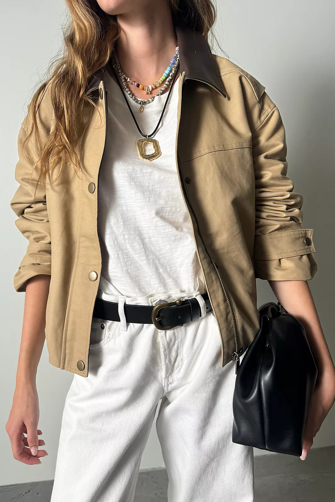 Pilcro 100% Cotton Cropped Utility Jacket | Anthropologie (US)