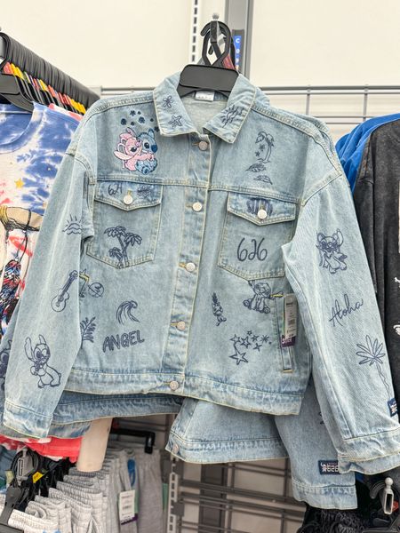 Disney Stitch Women's Denim Jacket at Walmart