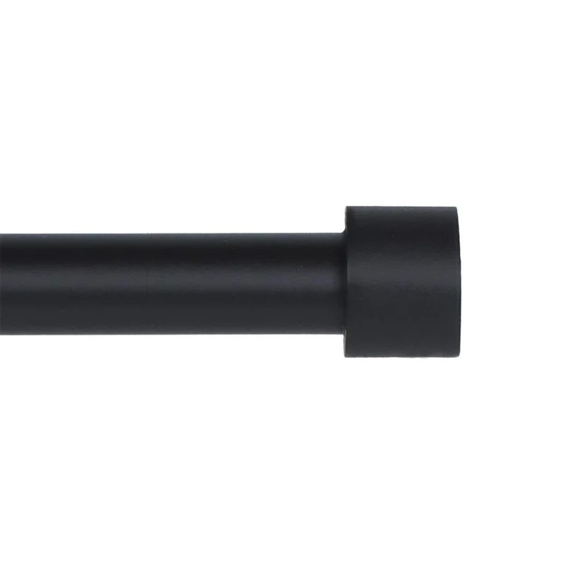 Wayfair Basics Adjustable 28'' to 48'' 0.75'' Single Curtain Rod | Wayfair North America