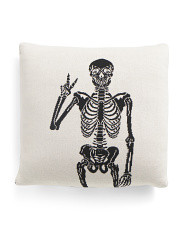 20x20 Reversible Skull Pillow | TJ Maxx