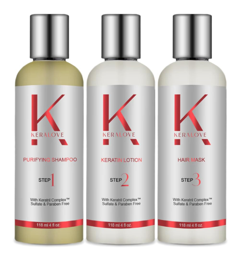 Keratin Protein Treatment Complex Blowout Kit 4oz | Tratamiento de Keratina Queratina para Repara... | Amazon (US)