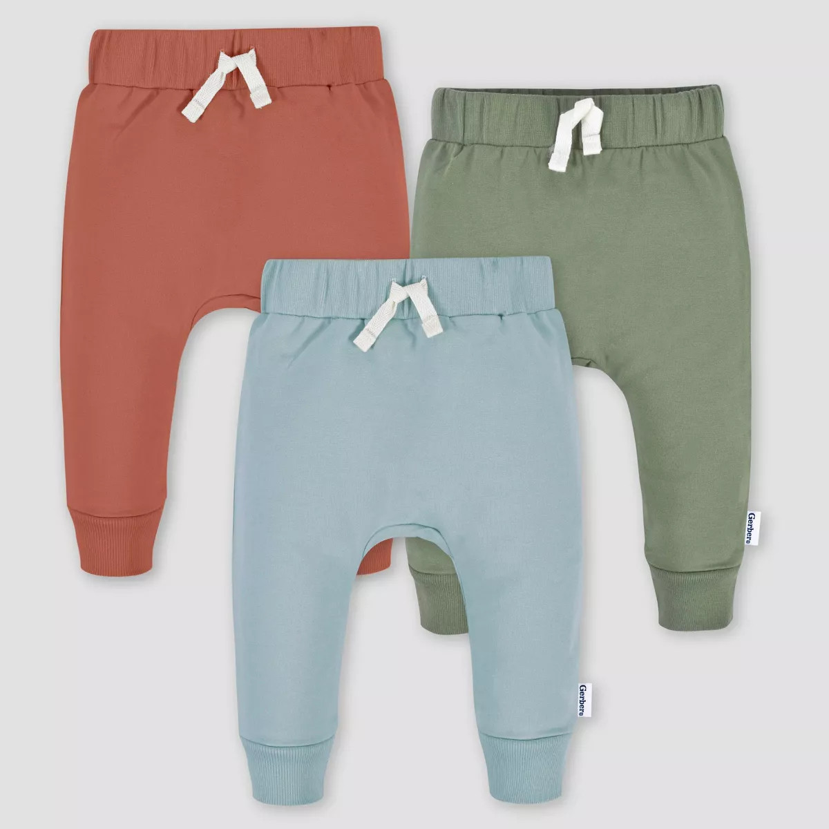 Gerber Baby 3pk Jogger Pants | Target